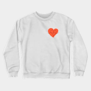 Line art heart Crewneck Sweatshirt